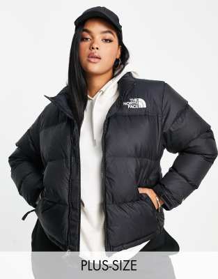 North face nuptse sales womens black