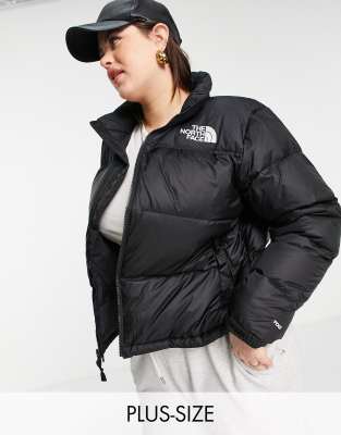 The North Face Plus 1996 Retro Nuptse Jacket In Black