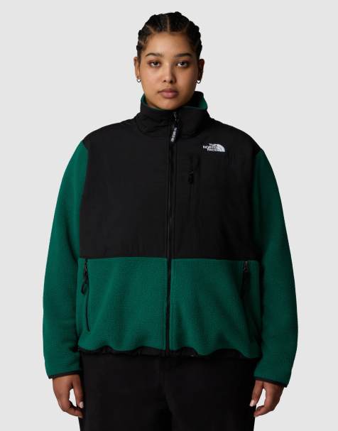 The North Face Plus - Denali - Giacca rétro verde e nera - view 1