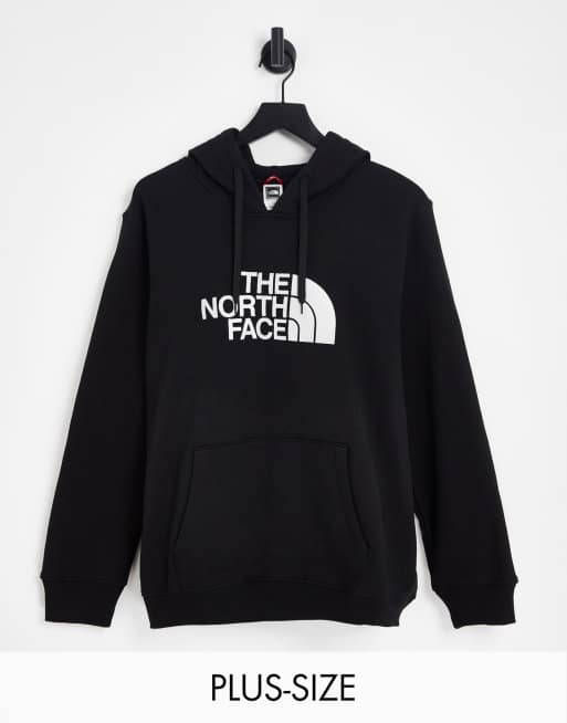 The North Face Plus – Drew Peak – Kapuzenpullover in Schwarz 