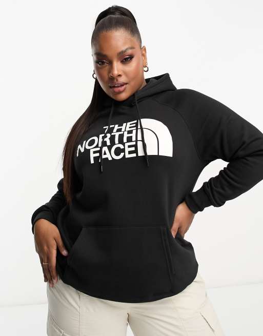 Plus size north outlet face hoodie