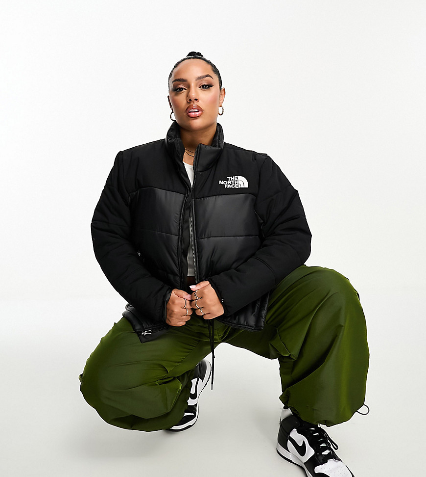 The North Face Plus Himalayan insulated puffer jacket in black