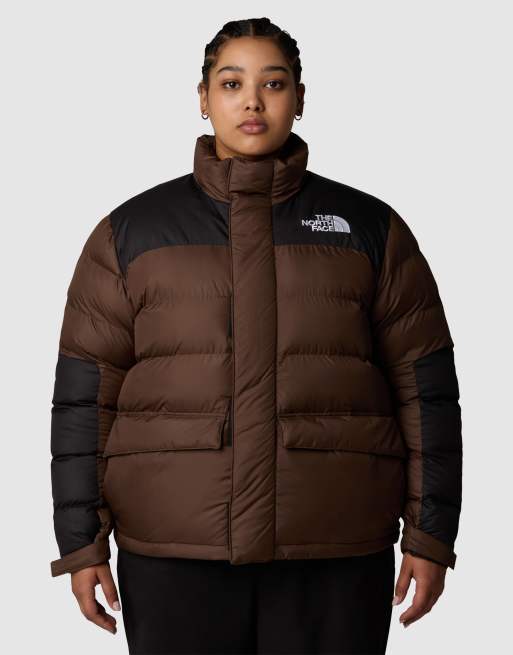 The North Face Plus - Limbara - Giacca in tessuto isolante color marrone fumé