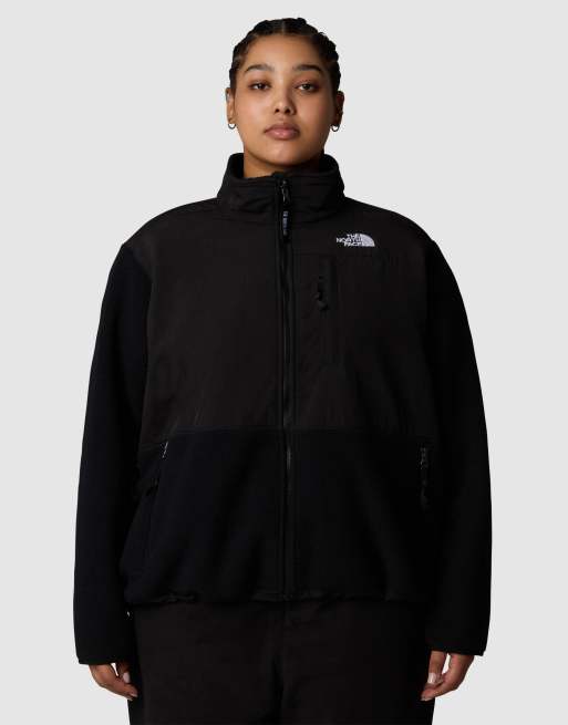 The North Face Plus retro denali jacket in black