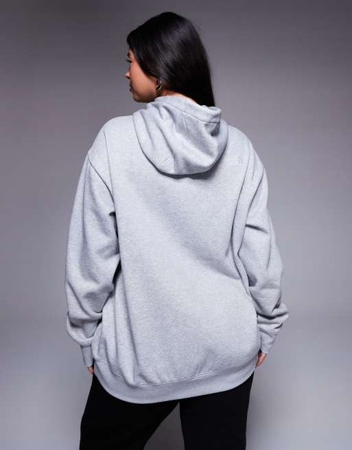 The North Face - Plus size - Essentials - Ruimvallende hoodie in TNF gemêleerd lichtgrijs, 2 van 4