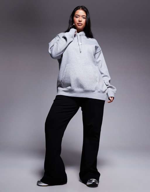 The North Face - Plus size - Essentials - Ruimvallende hoodie in TNF gemêleerd lichtgrijs, 3 van 4