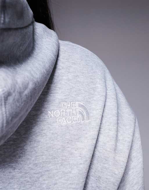 The North Face - Plus size - Essentials - Ruimvallende hoodie in TNF gemêleerd lichtgrijs, 4 van 4