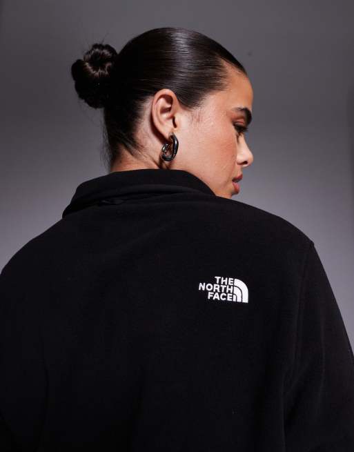 The North Face Plus size glacier full-zip fleece in tnf black | ASOS