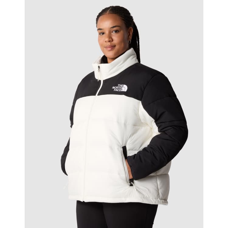 The North Face Plus size himalayan insulated jacket in gardenia