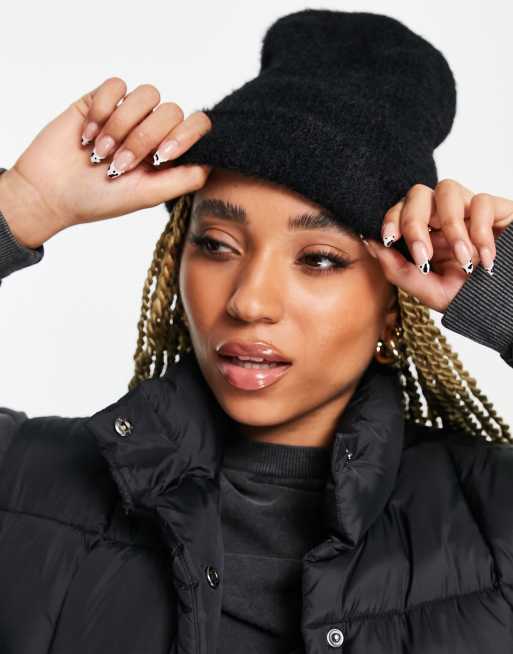 the north face plush beanie