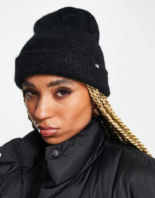 the north face plush beanie
