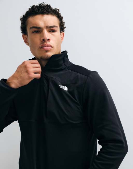 The North Face - Polaire de sport à col zippé - Noir, 3 de 5