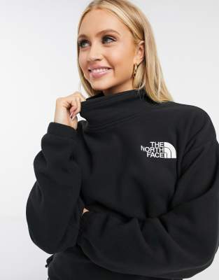 black north face jumper