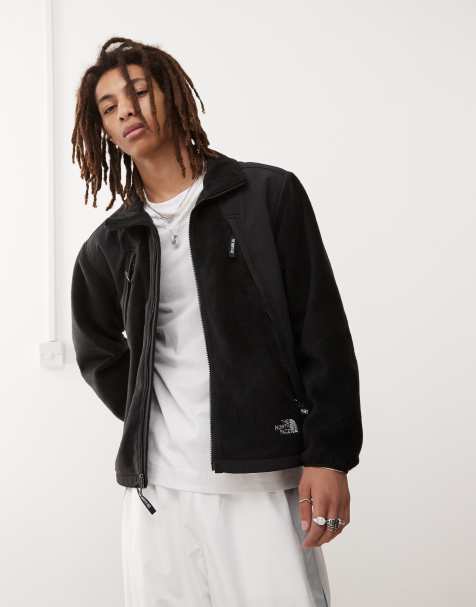 The North Face - Polar Sun - Fleece jack van zware stof met print en zakken in zwart - view 1
