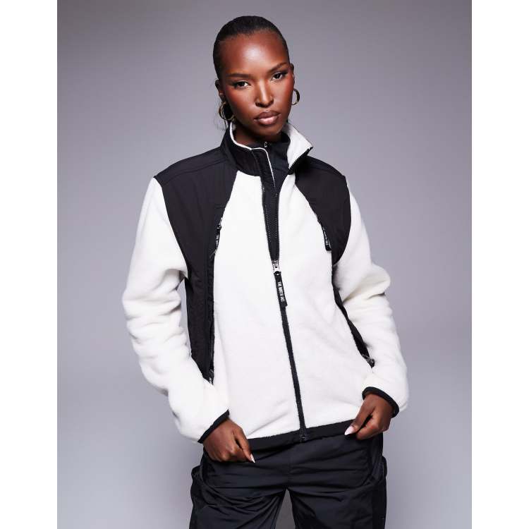 The North Face Polar Sun Giacca in pile pesante bianco sporco