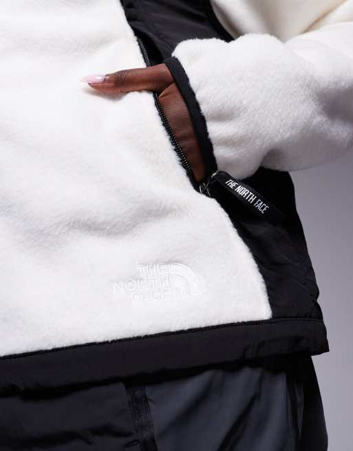 The North Face Polar Sun heavyweight fleece jacket in off white, 3 of 4