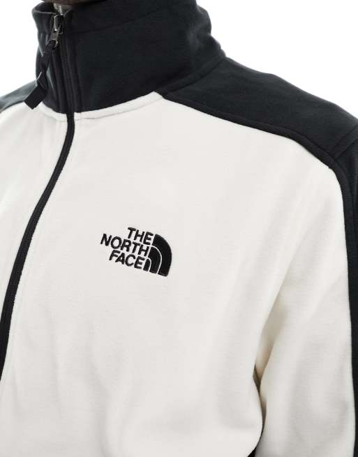 The North Face Polartec 1/4 zip fleece in black