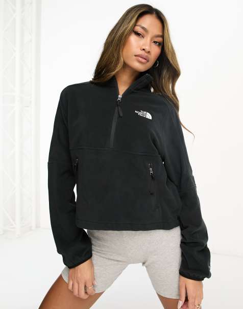 The North Face Polartec 1/4 zip fleece in black - view 1