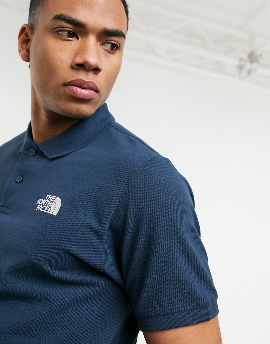The North Face polo in navy-Blue