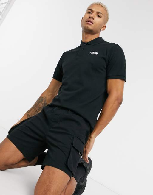 The North Face Polo Piquet top in black