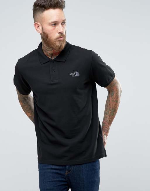 The North Face Polo Shirt With TNF Logo In Black