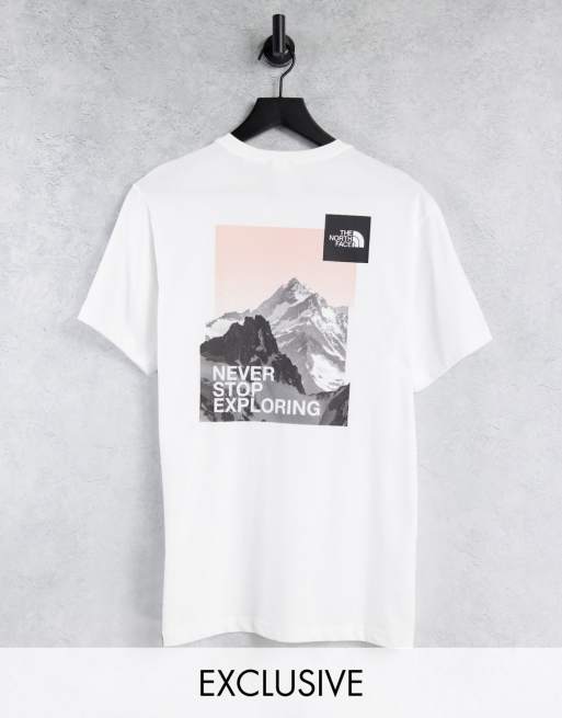 Shop The North Face Postcard Mens T-Shirt Vintage White