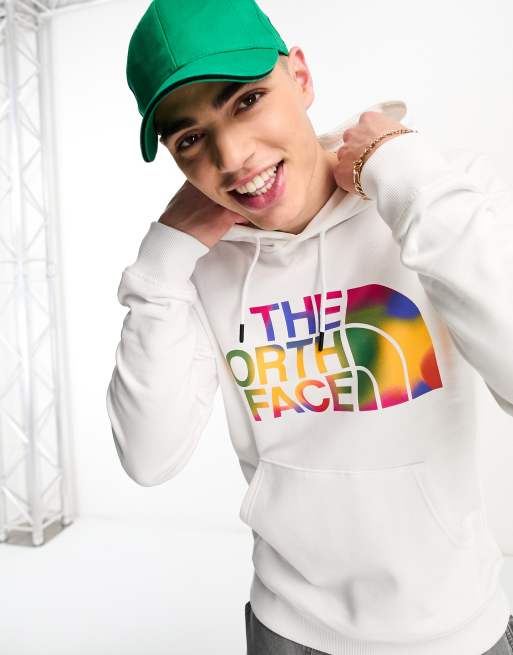 The North Face Pride Standard chest logo hoodie in white | ASOS