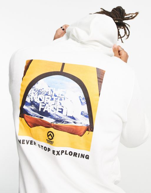 The North Face Printed Box NSE back print hoodie in white | ASOS