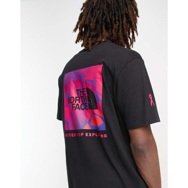 The North Face Printed Box NSE back print T-shirt in black | ASOS