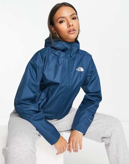 The North Face Quest cropped jacket in blue ASOS