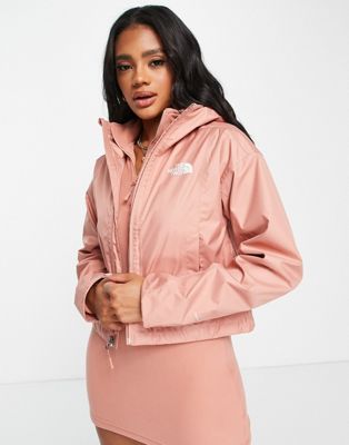 The North Face Quest cropped jacket in pink