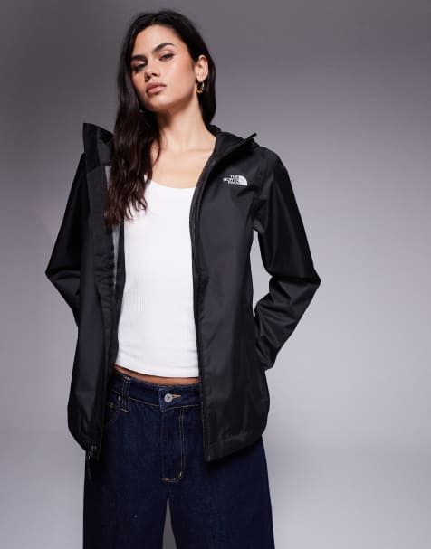 The North Face Quest waterproof hooded jacket in black