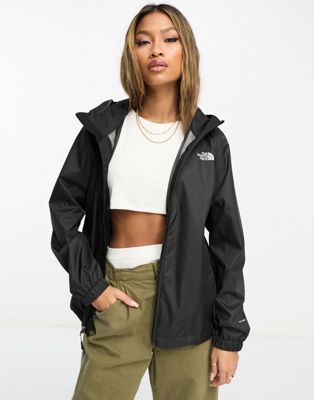The North Face Quest DryVent hooded waterproof jacket in black