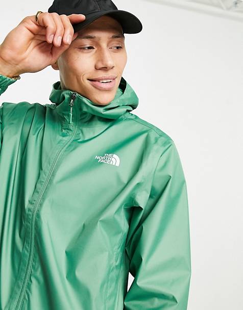 노스페이스 The North Face Quest DryVent waterproof hooded jacket in green,Green