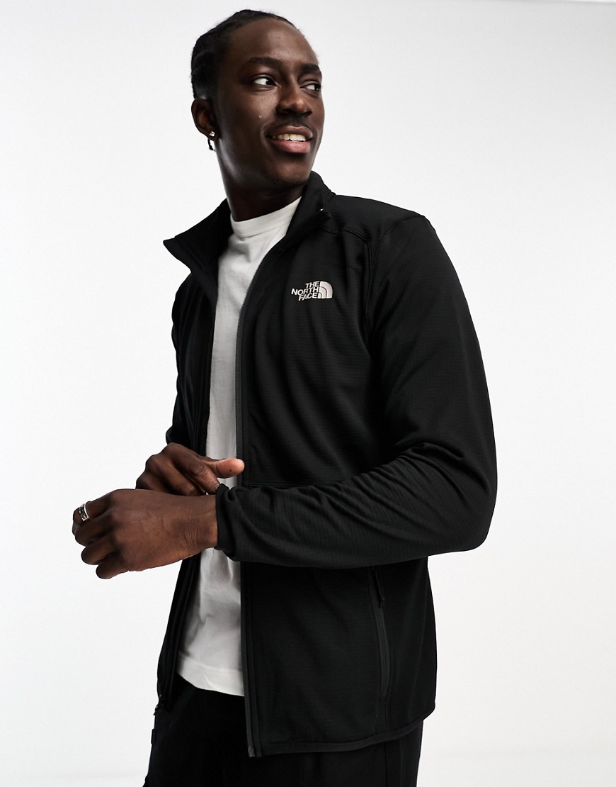 The North Face Quest DryVent zip up waterproof jacket in black