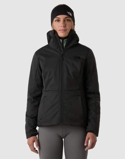 The North Face Quest highloft softshell jacket in tnf black heather