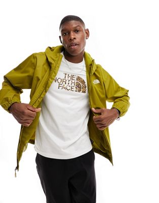 The North Face Quest hooded waterproof jacket in khaki - ASOS Price Checker