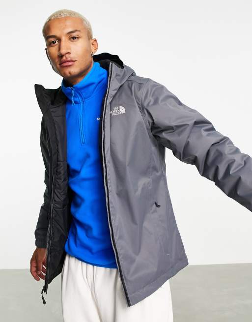 North face resolve on sale insulated jacket grey