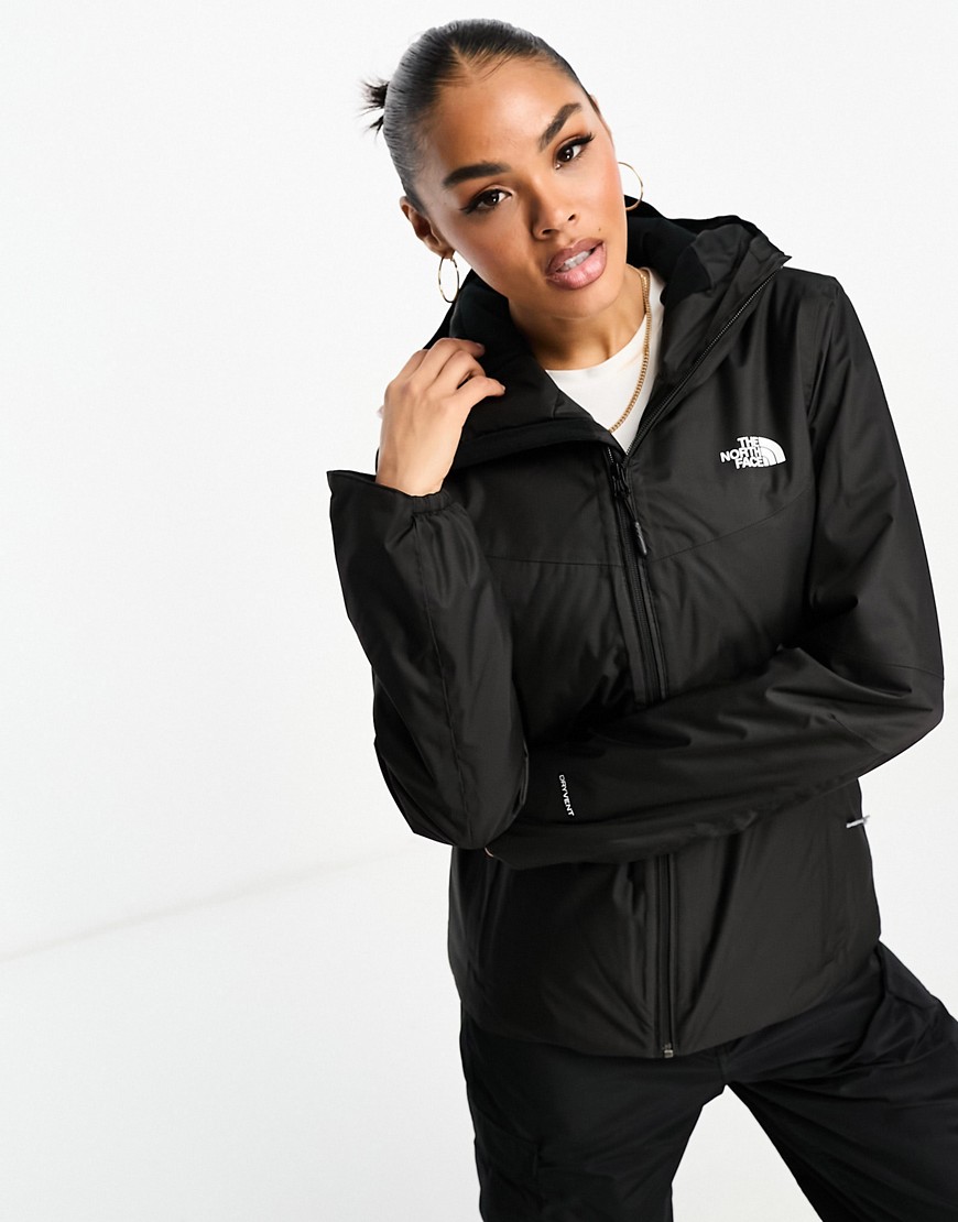 The North Face Quest insulated waterproof jacket in black