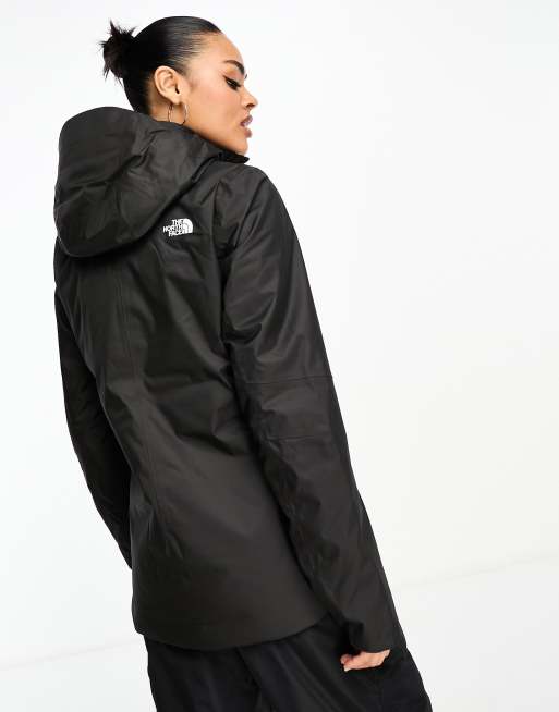 The North Face Quest insulated waterproof jacket in black