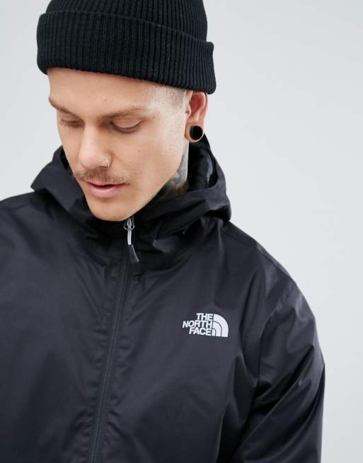 North face online black waterproof jacket