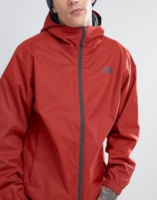 north face waterproof jacket red