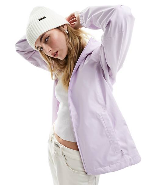 The North Face Quest logo jacket in lilac