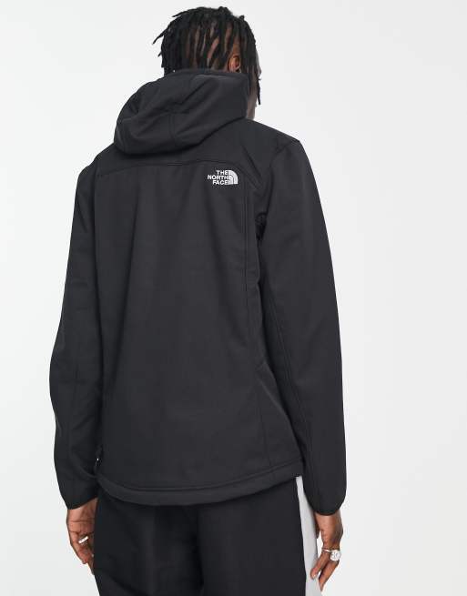 The North Face - Quest - Met fleece gevoerd softshell windjack met capuchon in zwart, 2 van 4