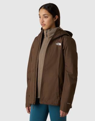 The North Face - Quest Triclimate - 3-in-1-Jacke in Rauchbraun/Mokkabraun-Brown