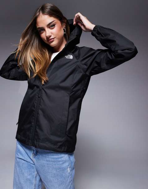 The North Face Quest waterproof hooded jacket in black