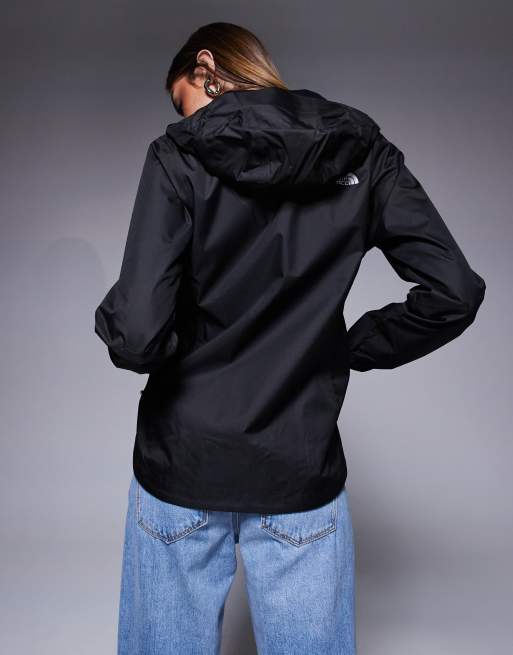 The North Face Quest waterproof hooded jacket in black