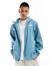 The North Face Himalia packable wind jacket in lime green