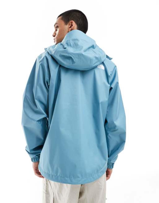 The North Face Quest waterproof jacket in light blue ASOS