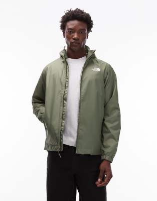 The North Face The North Face Quest waterproof logo jacket in light green
